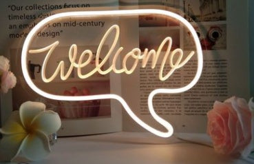 LED Neon Light with Acrylic Back Panel