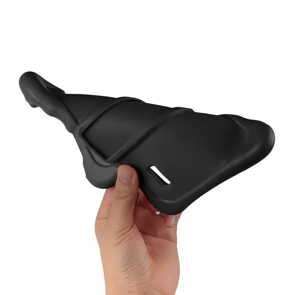 Shock-Resistant Silicone Snap-On Case with Built-In Stand