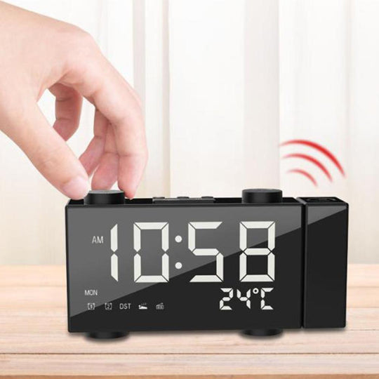 FM Radio Projection Alarm Clock