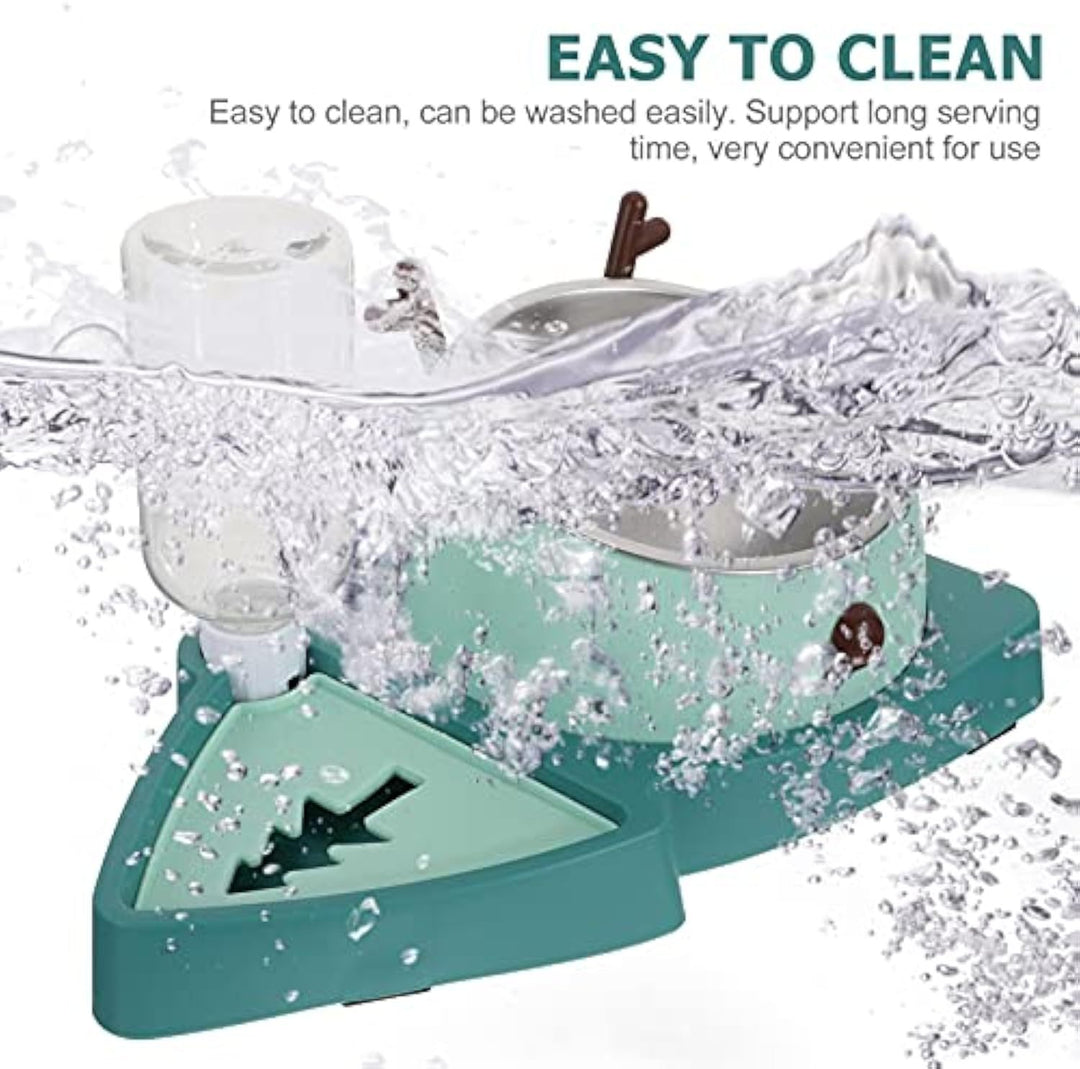 Slow Feeding Pet Bowl with Detachable Water Tray