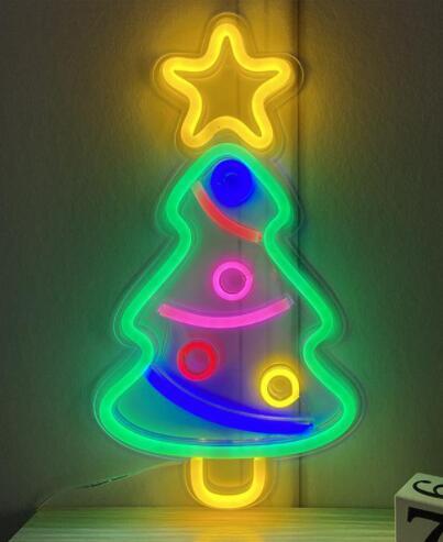 LED Neon Light with Acrylic Back Panel