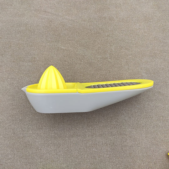 Manual Lemon Juicer with Stainless Steel Grater
