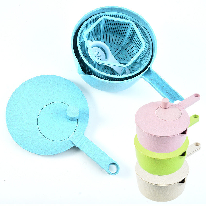 Multi-Functional Vegetable Spinner, Kitchen Dehydrator, and Fruit Salad Blender 🌿🥗