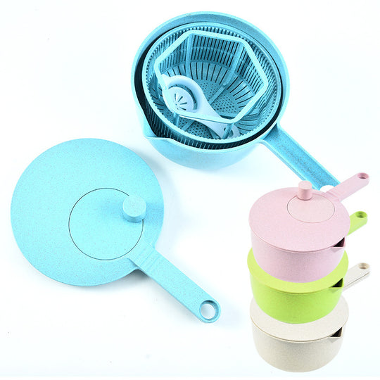 Multi-Functional Vegetable Spinner, Kitchen Dehydrator, and Fruit Salad Blender 🌿🥗