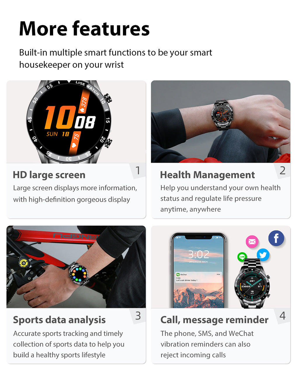 Lige’s New Smart Watch Upgrade