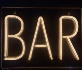 LED Neon Light with Acrylic Back Panel