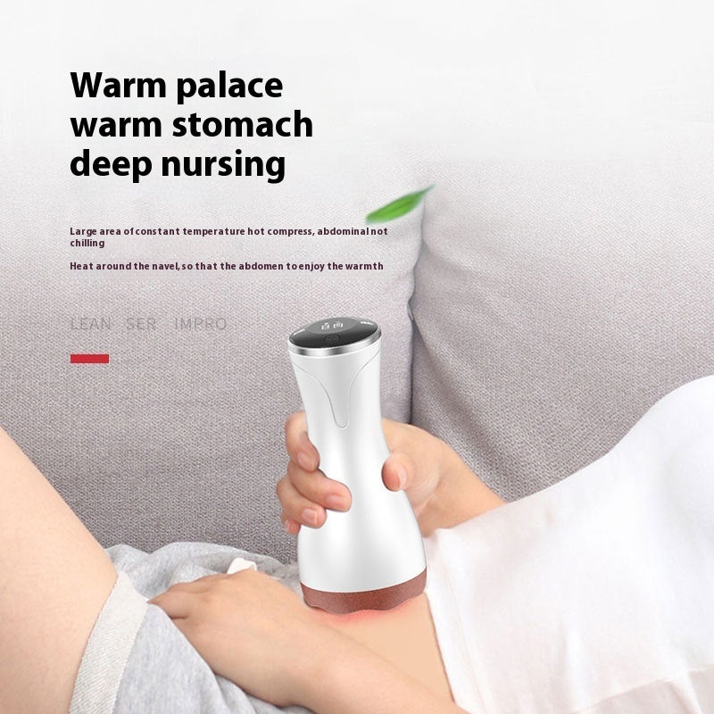 Electric Scraping Hot Compress Vibration Massager