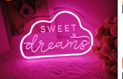 LED Neon Light with Acrylic Back Panel