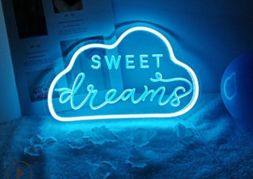 LED Neon Light with Acrylic Back Panel