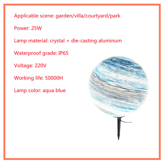 Solar Lawn Outdoor Waterproof Grass Earth Lamp 🌱💡