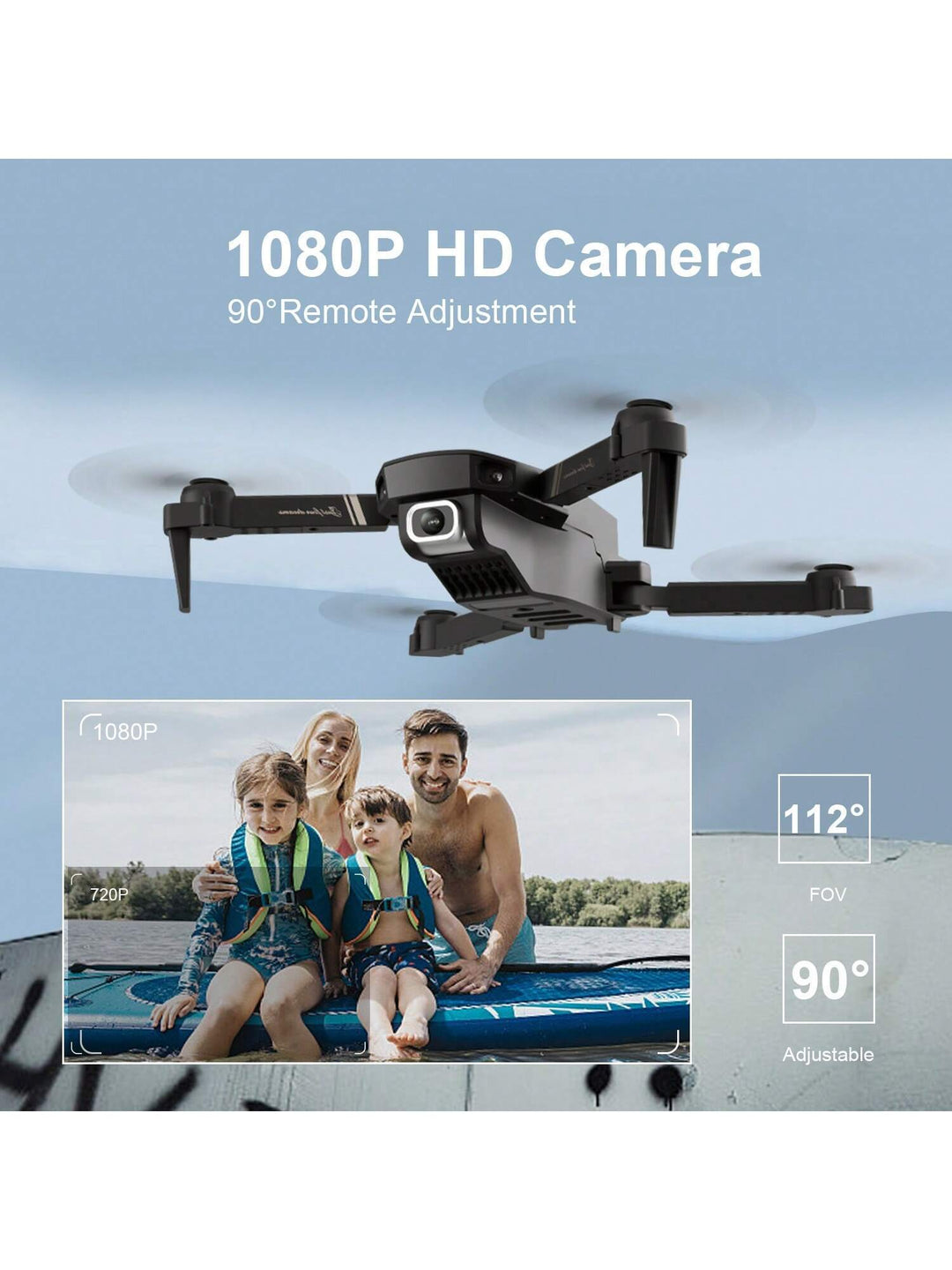 4DRC V4 Foldable Mini Drone with 4K/1080P HD Camera