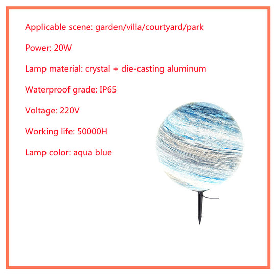 Solar Lawn Outdoor Waterproof Grass Earth Lamp 🌱💡