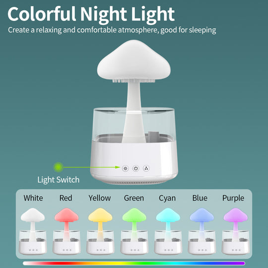 Rain Cloud Mushroom Humidifier