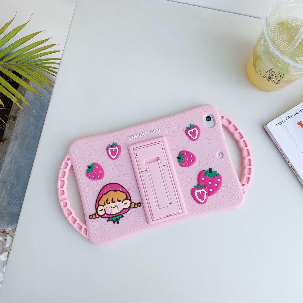 Strawberry Girl iPad Case