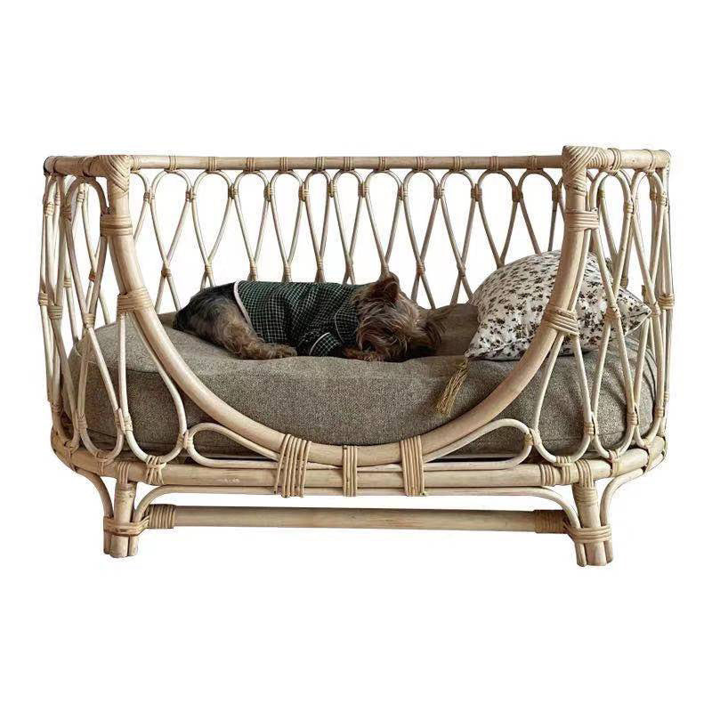 Handmade Rattan Woven Pet Bed Sofa