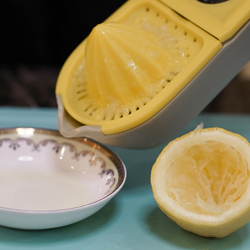 Manual Lemon Juicer with Stainless Steel Grater