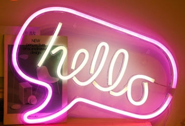 LED Neon Light with Acrylic Back Panel