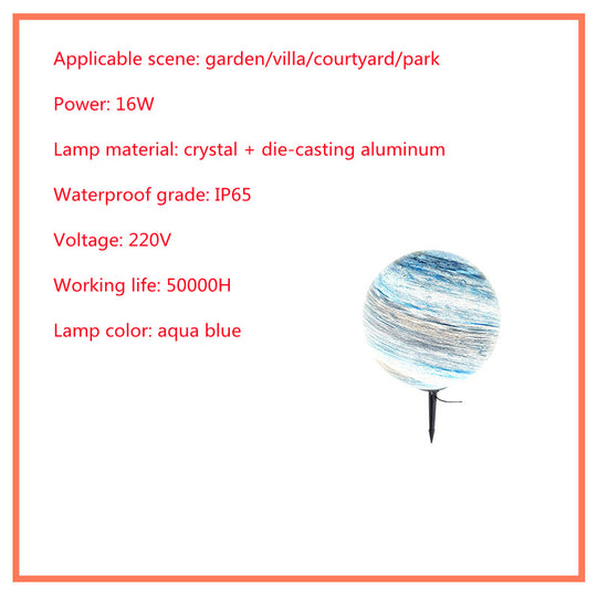 Solar Lawn Outdoor Waterproof Grass Earth Lamp 🌱💡