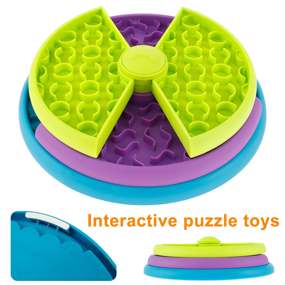 Slow Food Bowl with Puzzle Feeder