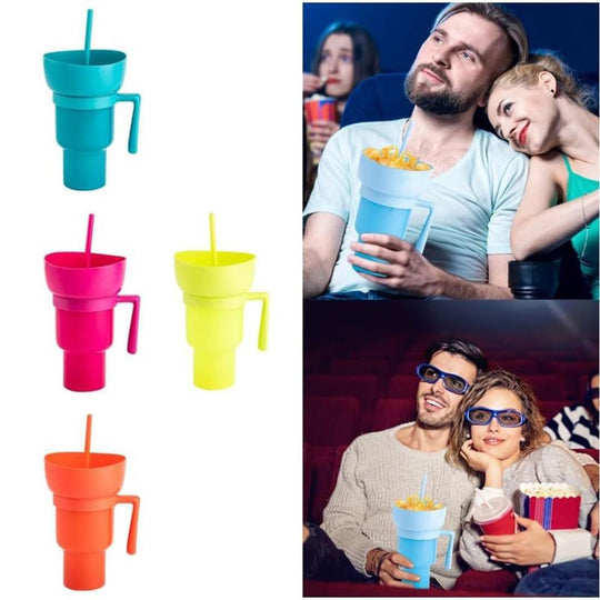 Snack & Sip Handle Straw Cup