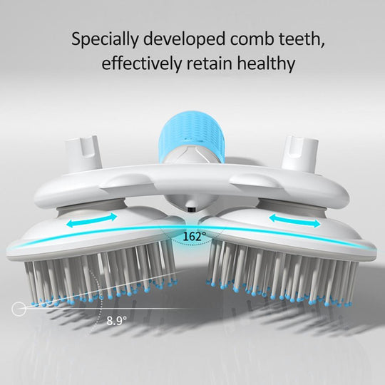 Double-Headed Pet Brush with Negative Ion