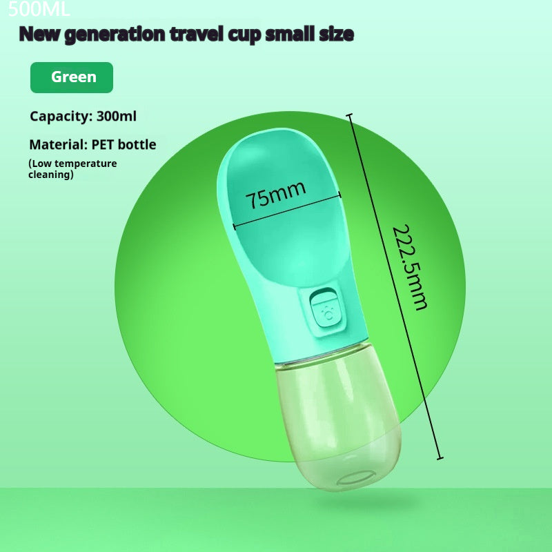 Portable Pet Dog Water Bottle &amp; Feeder Bowl