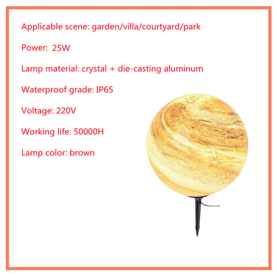 Solar Lawn Outdoor Waterproof Grass Earth Lamp 🌱💡