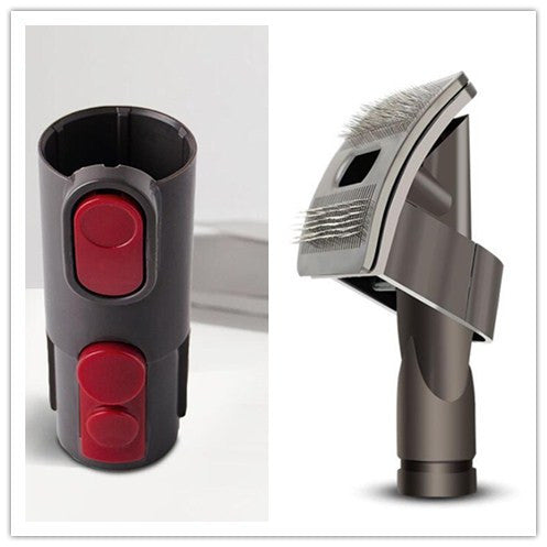 2-in-1 Pet Grooming Vacuum Brush Attachment