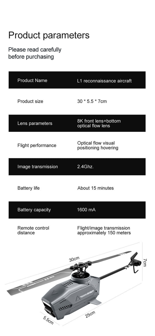 Remote Control Reconnaissance 8K Aerial Photography UAV 🌍🚁