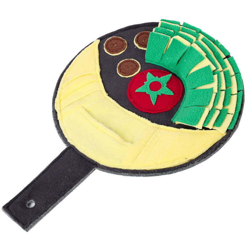 Wok Dish Puzzle Tibetan Food Dog Toy