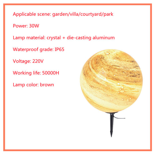 Solar Lawn Outdoor Waterproof Grass Earth Lamp 🌱💡