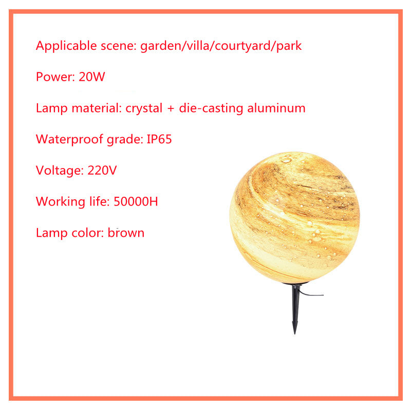 Solar Lawn Outdoor Waterproof Grass Earth Lamp 🌱💡