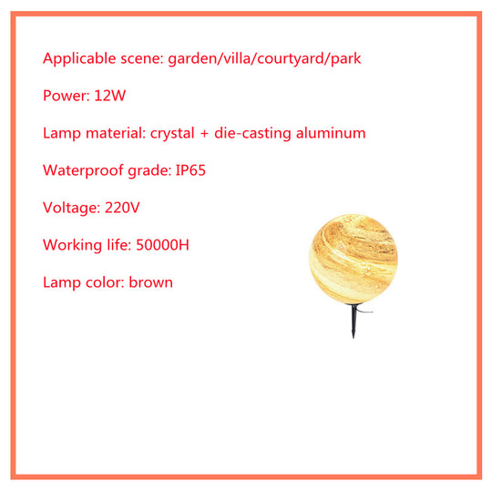 Solar Lawn Outdoor Waterproof Grass Earth Lamp 🌱💡