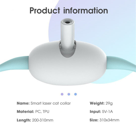 Smart Automatic Laser Cat Toy Collar