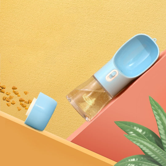 Portable Pet Dog Water Bottle &amp; Feeder Bowl