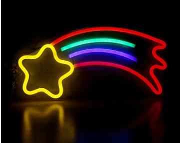 LED Neon Light with Acrylic Back Panel