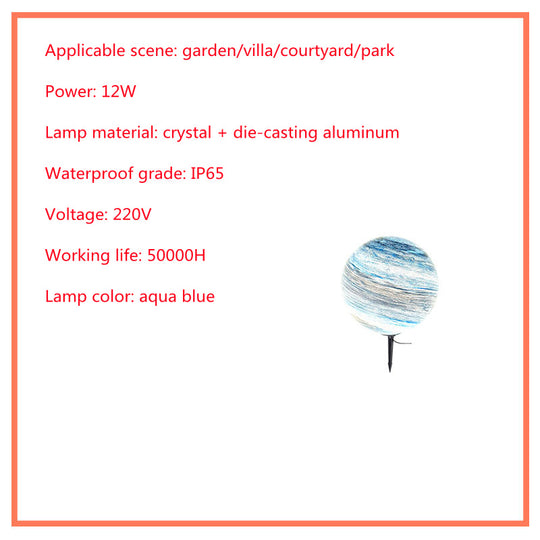 Solar Lawn Outdoor Waterproof Grass Earth Lamp 🌱💡