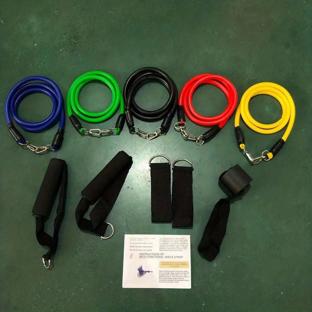 11PCS TPE Resistance Bands Set
