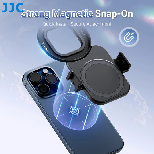 Cold Shoe Mount & Lens Filter Ring for iPhone 16/15/14 Pro/Pro Max