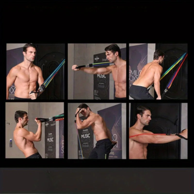 11PCS TPE Resistance Bands Set