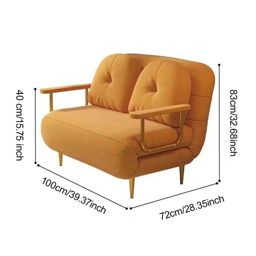 Home Folding Sofa Bed Can Be Used For Both Balcony Living Room Small Apartment Multifunctional Study Single Bed Push-Pull