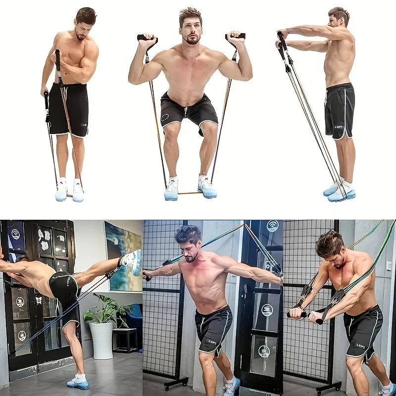 11PCS TPE Resistance Bands Set