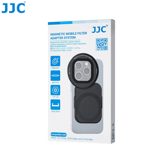 Cold Shoe Mount & Lens Filter Ring for iPhone 16/15/14 Pro/Pro Max