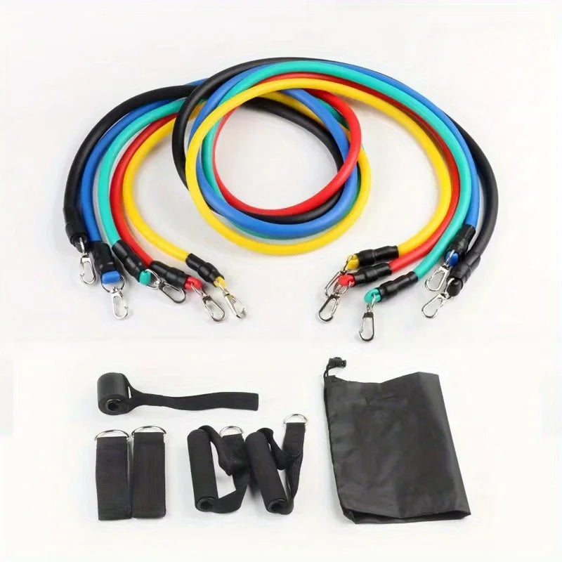 11PCS TPE Resistance Bands Set
