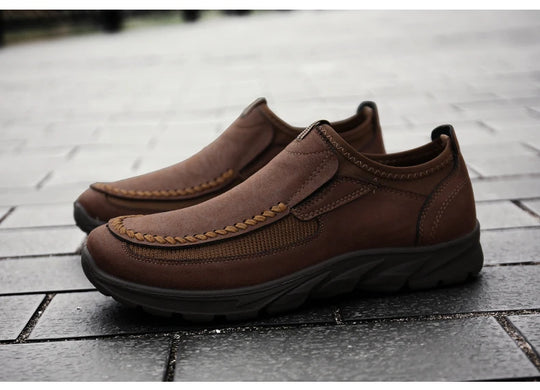 Men Casual Shoes Breathable Loafers Sneakers 2023 New Fashion Comfortable Flat Handmade Retro Leisure Loafers Shoes Men Shoes