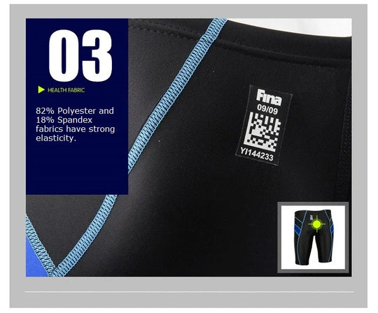 Yingfa FINA Approved Chlorine-Resistant Racing Swim Jammers