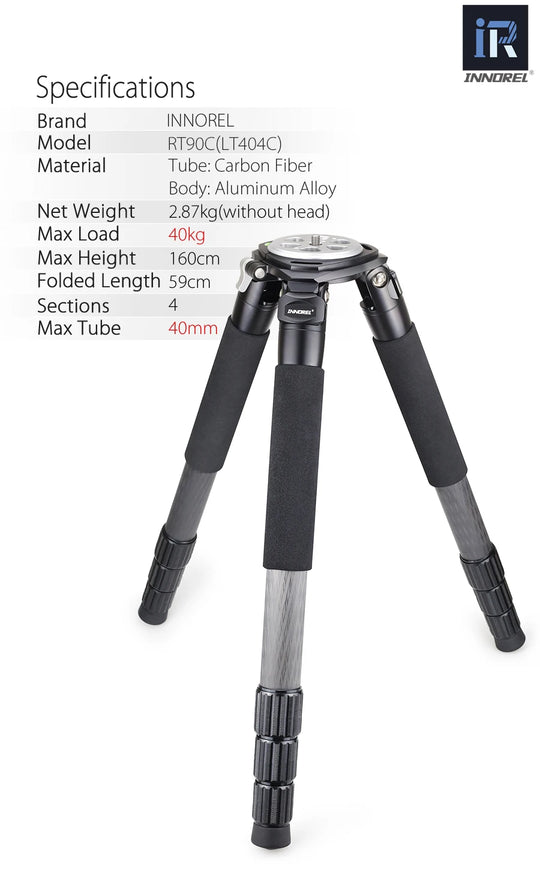 INNOREL RT90C Professional Heavy Duty Camera Tripod