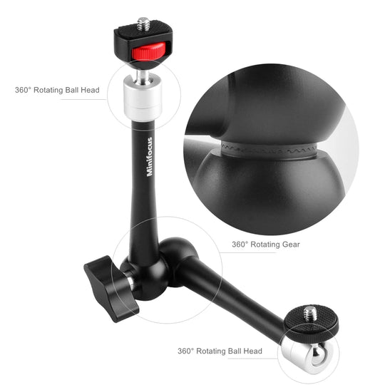 Upgraded 11" Adjustable Friction Power Articulating Magic Arm