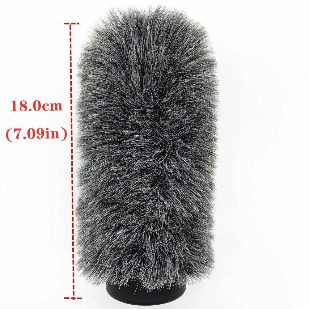 Dead cat Slip-on windshield Integral Microphones fur cover For Interview Microphone Outdoor Shooting Mic Furry Windshield Cover