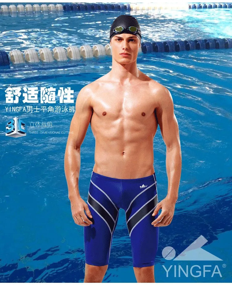 Yingfa FINA Approved Chlorine-Resistant Racing Swim Jammers